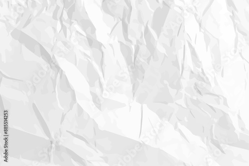 White clean crumpled paper