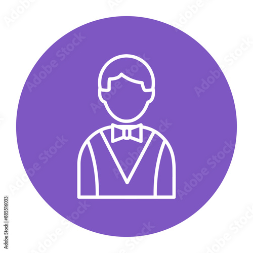 Male Croupier Icon