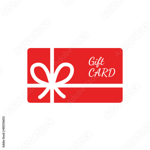 gift card vector icon. coupon, card, present, buy sign