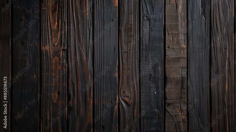 Fototapeta premium dark wood background with natural imperfections showcasing a rustic aesthetic 