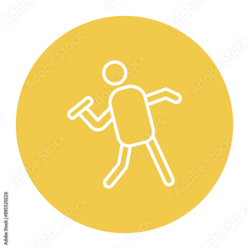 Throwing Athlete Icon