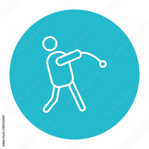 Hammer Throw Icon