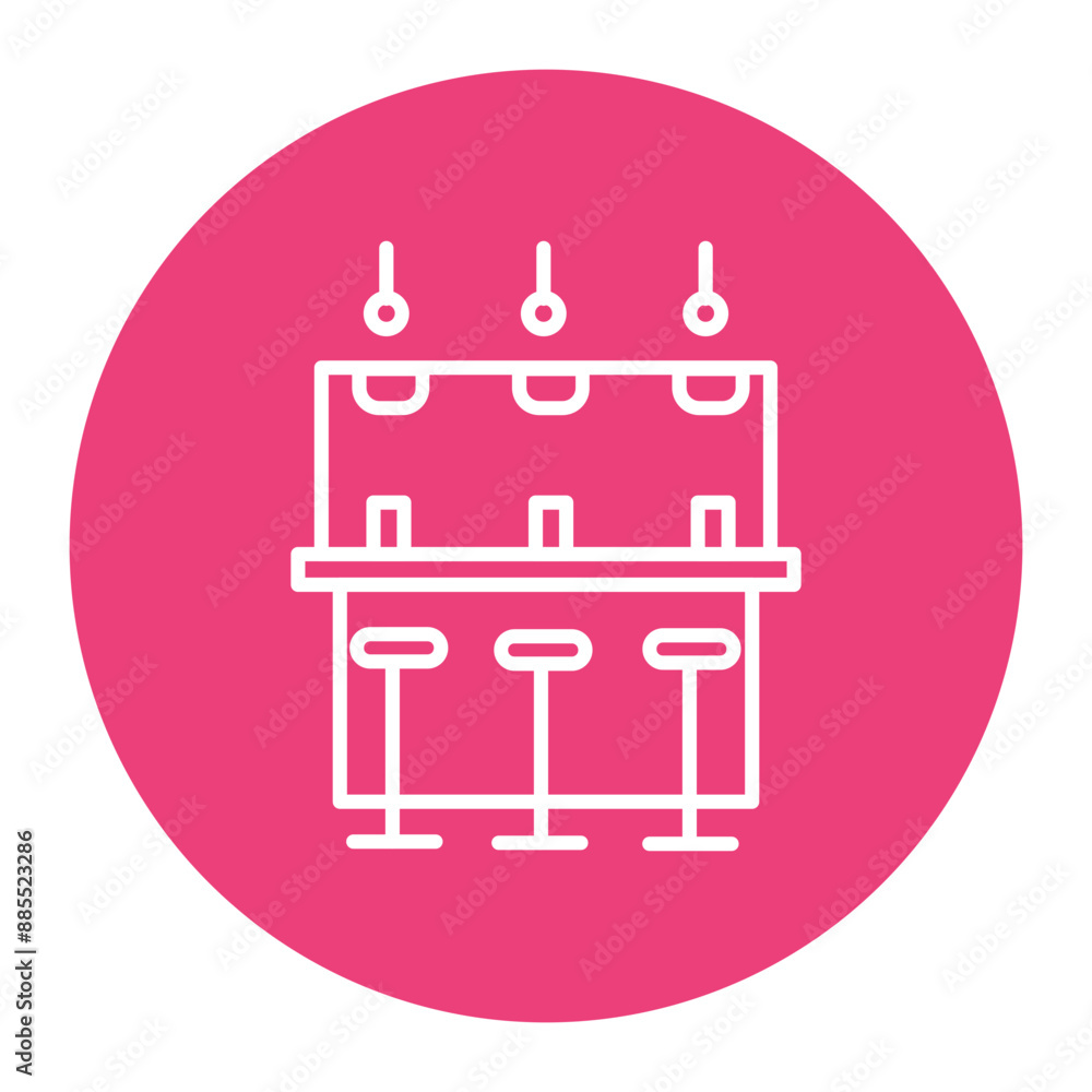 Bar Counter Icon Bar Counter Icon