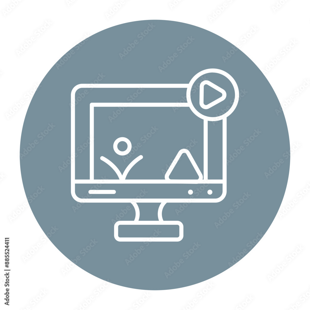 Motion Graphics Icon Motion Graphics Icon