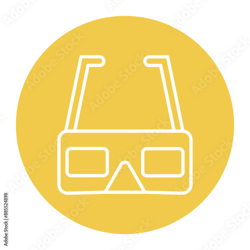 3d Glasses Icon