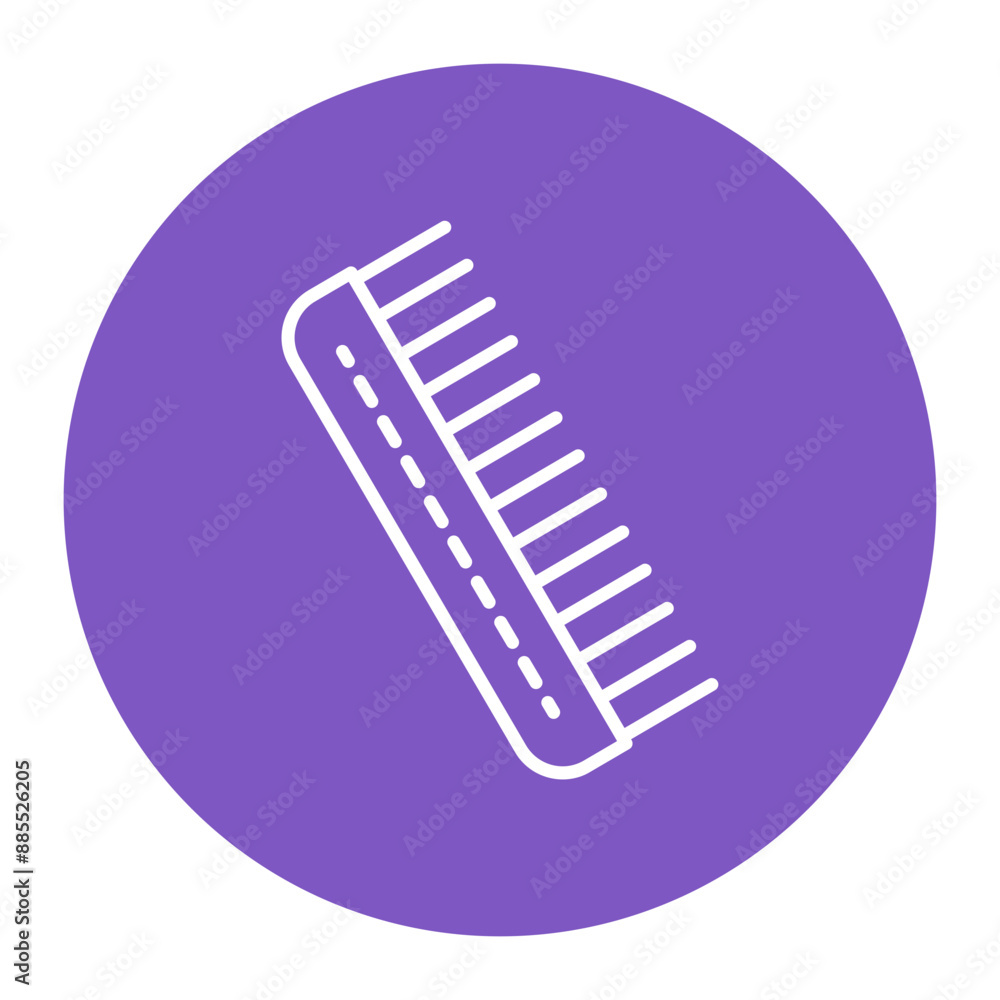 Hair Comb Icon Hair Comb Icon