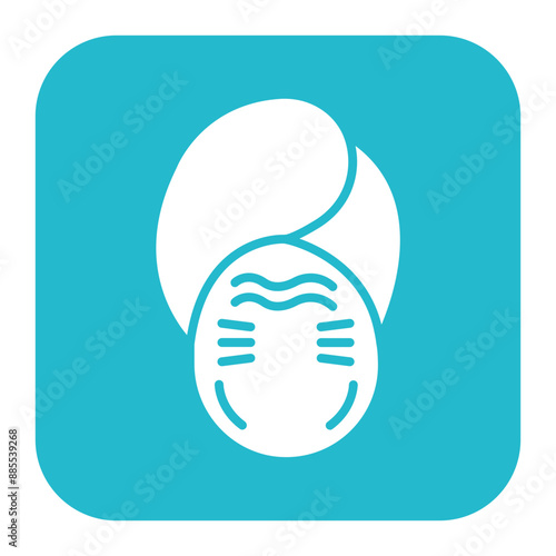 Wrinkled Face vector icon. Can be used for Skincare iconset.
