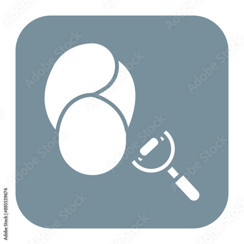 Peeling vector icon. Can be used for Skincare iconset.