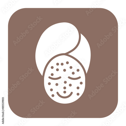 Problematic Skin vector icon. Can be used for Skincare iconset.