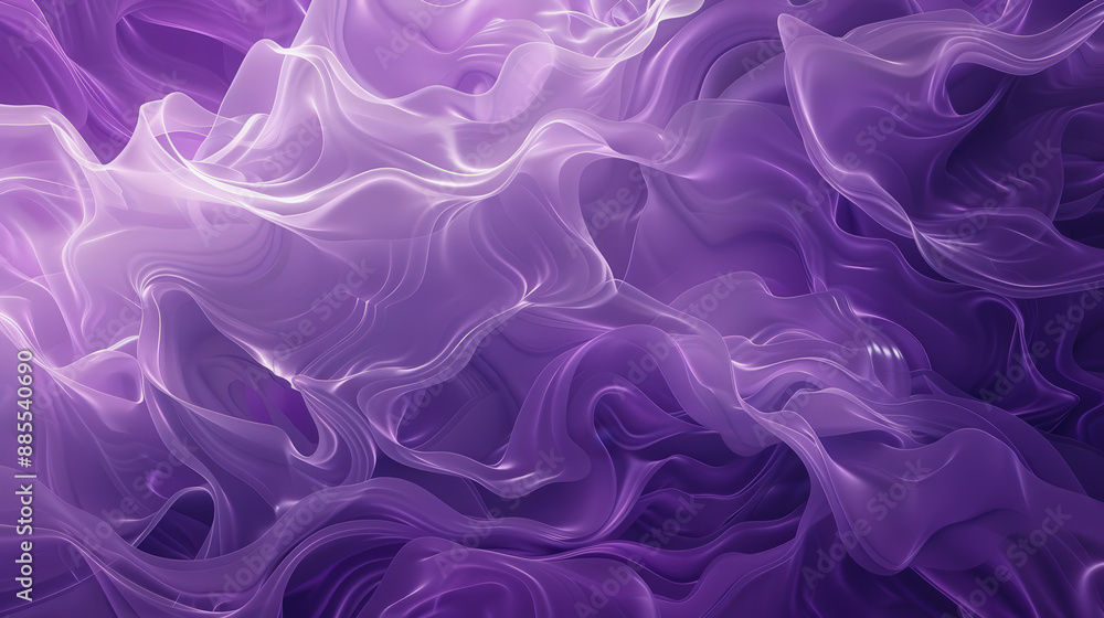 Purple Abstract Silk Waves Purple Abstract Silk Waves
