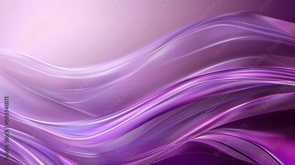 Purple Abstract Waves at Dawn Purple Abstract Waves at Dawn