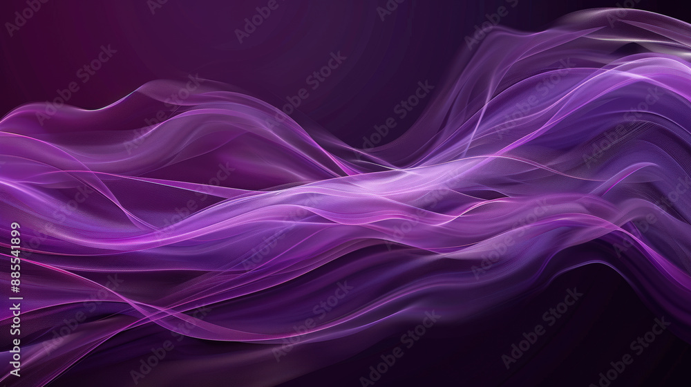 custom made wallpaper toronto digitalAbstract Purple Wave Flowing Energy at Night 