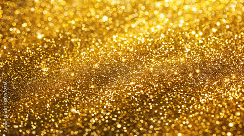 gold Sparkling Lights Festive background with texture