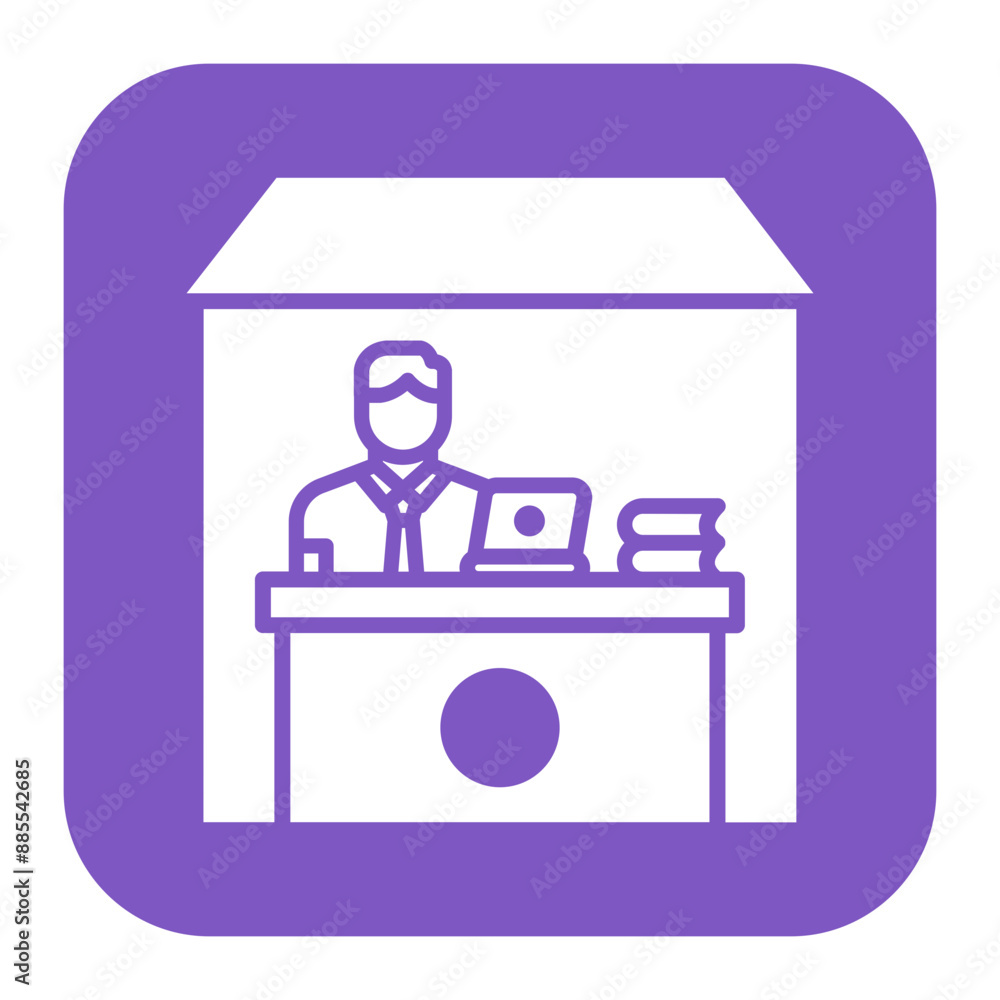 Work From Home vector icon. Can be used for Home Based Business iconset. Work From Home vector icon. Can be used for Home Based Business iconset.