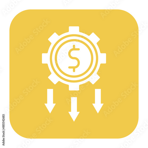 Low Startup Cost vector icon. Can be used for Home Based Business iconset.