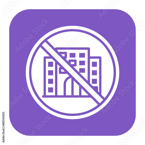 No Commute vector icon. Can be used for Home Based Business iconset.