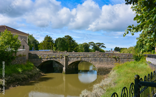 The Road Bridge at Kidwelly. photo