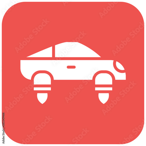 Hover Car vector icon. Can be used for Science Fiction iconset.