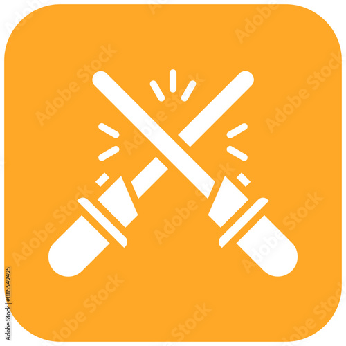 Light Saber vector icon. Can be used for Science Fiction iconset.