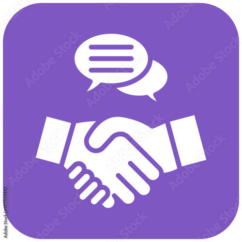 Negotiation Skills vector icon. Can be used for Personality Traits iconset.