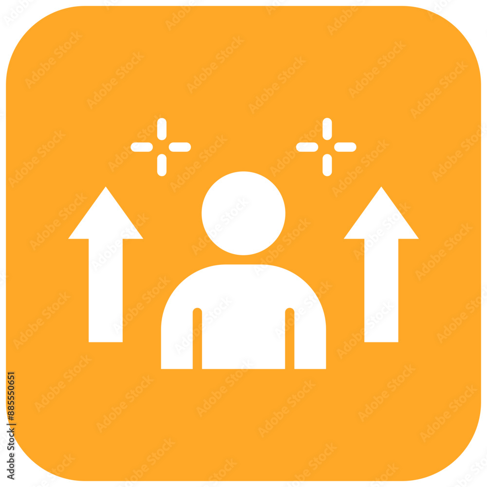 Self Motivation vector icon. Can be used for Personality Traits iconset. Self Motivation vector icon. Can be used for Personality Traits iconset.