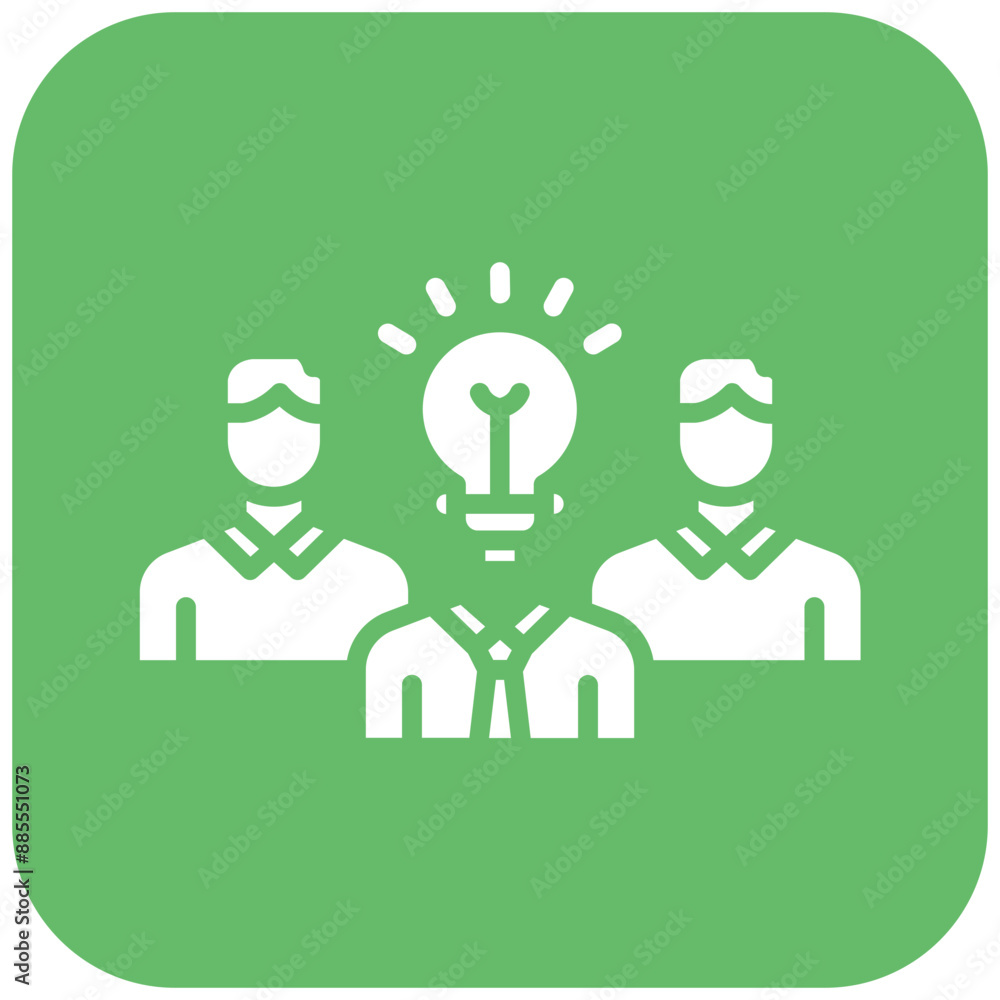 Inspiration vector icon. Can be used for Leadership iconset. Inspiration vector icon. Can be used for Leadership iconset.
