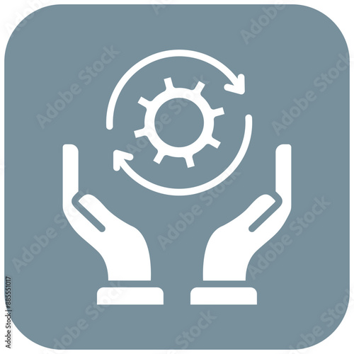 Responsibility vector icon. Can be used for Leadership iconset.