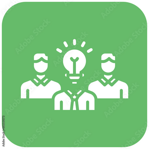 Inspiration vector icon. Can be used for Leadership iconset.