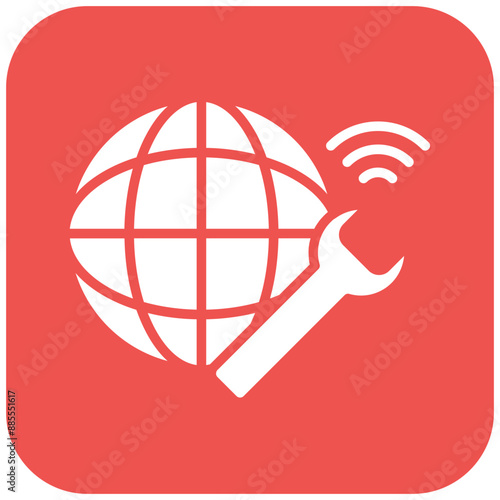 Network Troubleshooting vector icon. Can be used for Networking iconset.