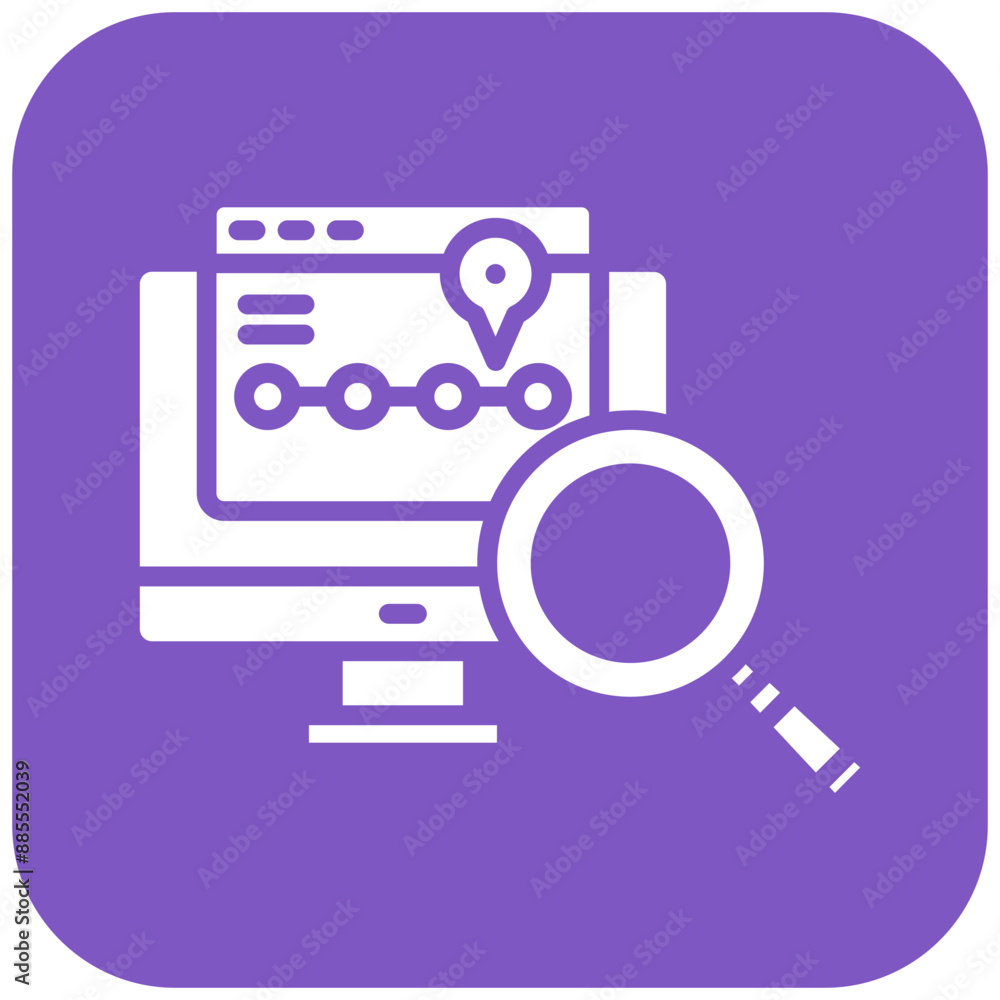 Tracking vector icon. Can be used for Business Analytics iconset. Tracking vector icon. Can be used for Business Analytics iconset.