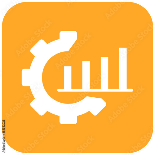 Streamlining vector icon. Can be used for Business Analytics iconset.