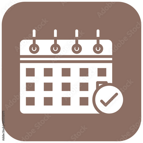 Appointment vector icon. Can be used for Contact Us iconset.