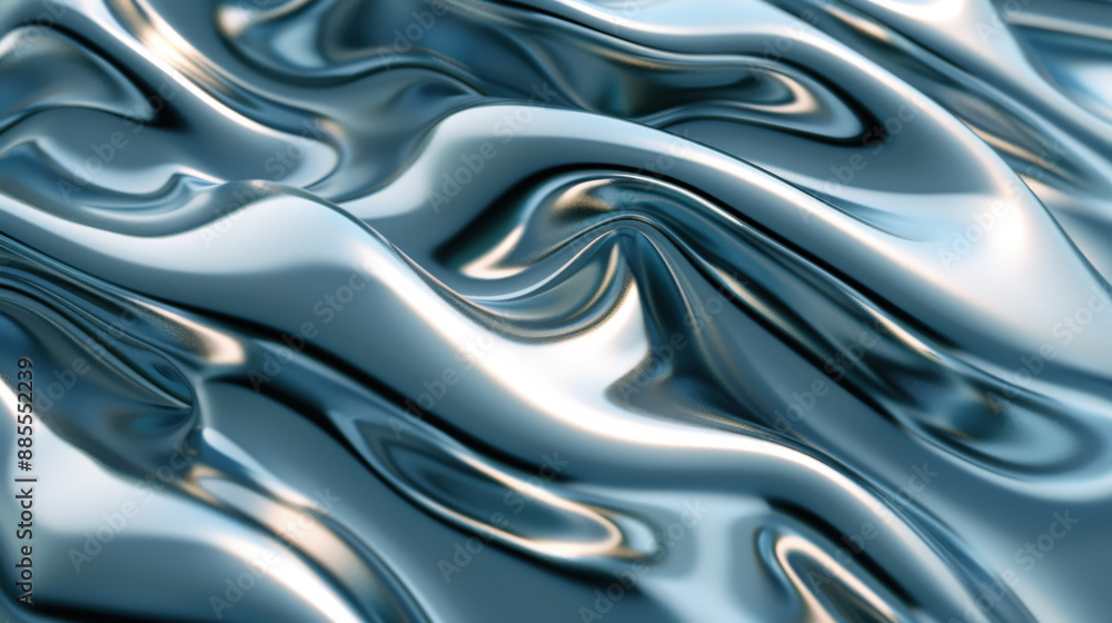 Obraz premium Abstract Blue and Yellow Fluid Pattern