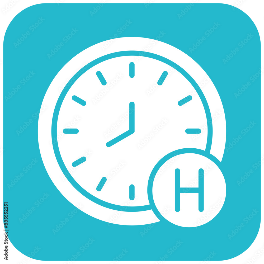 Hours vector icon. Can be used for Contact Us iconset. Hours vector icon. Can be used for Contact Us iconset.