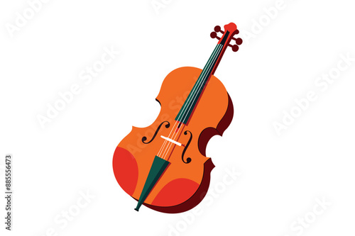 Musical acoustic instrument. Learning to play cello. Music stand and chair. Orchestra performance. Jazz band. Musician concert. Violoncello and bow. Cellist education