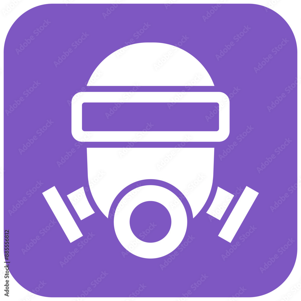 Respiratory Mask vector icon. Can be used for Infectious Diseases iconset. Respiratory Mask vector icon. Can be used for Infectious Diseases iconset.