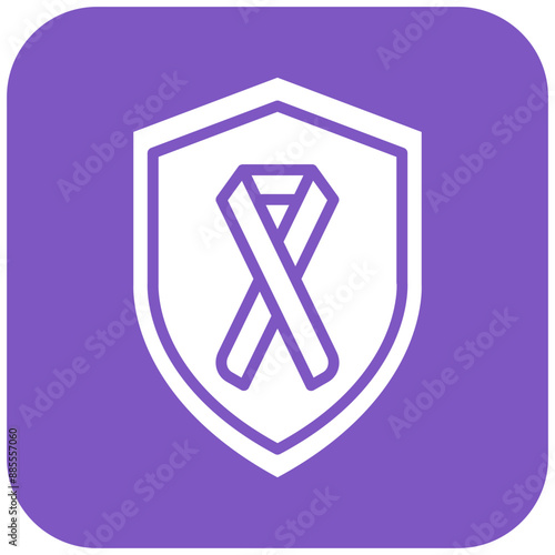 Cancer Prevention vector icon. Can be used for Chemotherapy iconset.