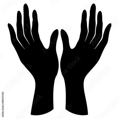Angel Bird Wings Silhouette Vector Illustration