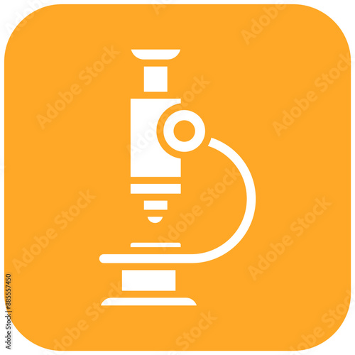 Microscope vector icon. Can be used for Lab iconset.