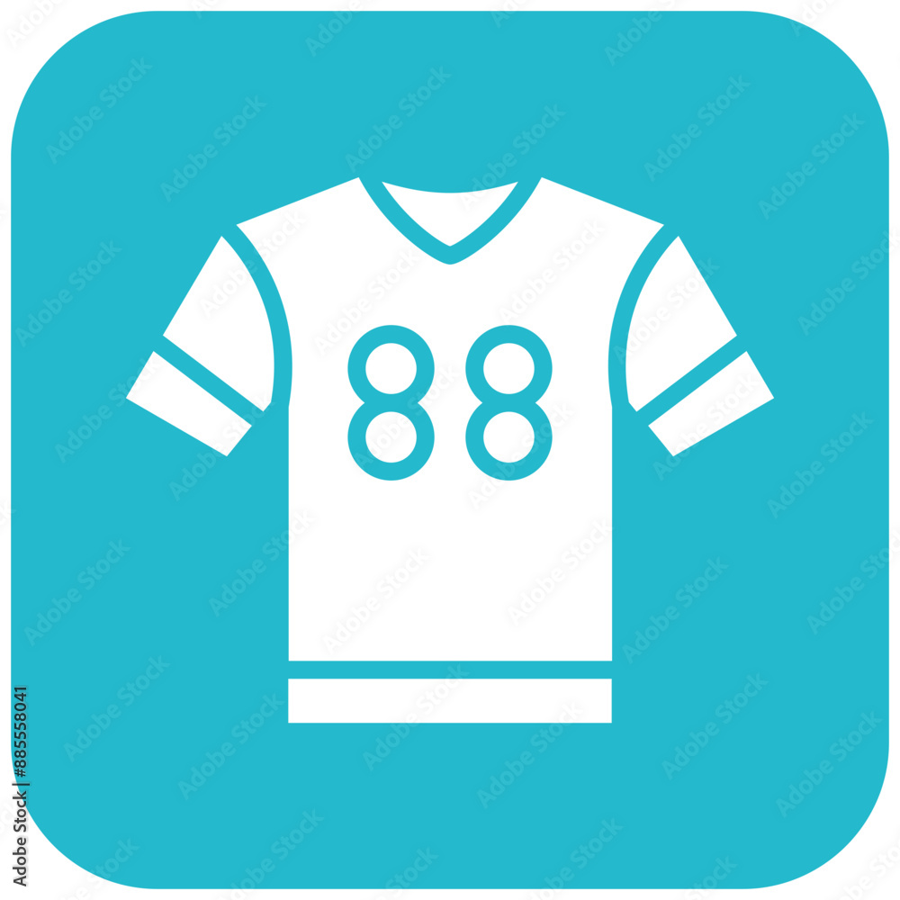 Rugby Uniform vector icon. Can be used for Rugby iconset. Rugby Uniform vector icon. Can be used for Rugby iconset.