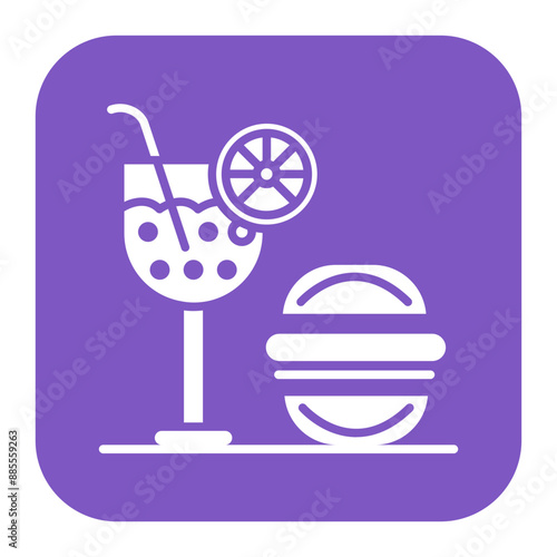 Beverages vector icon. Can be used for Supermarket iconset.