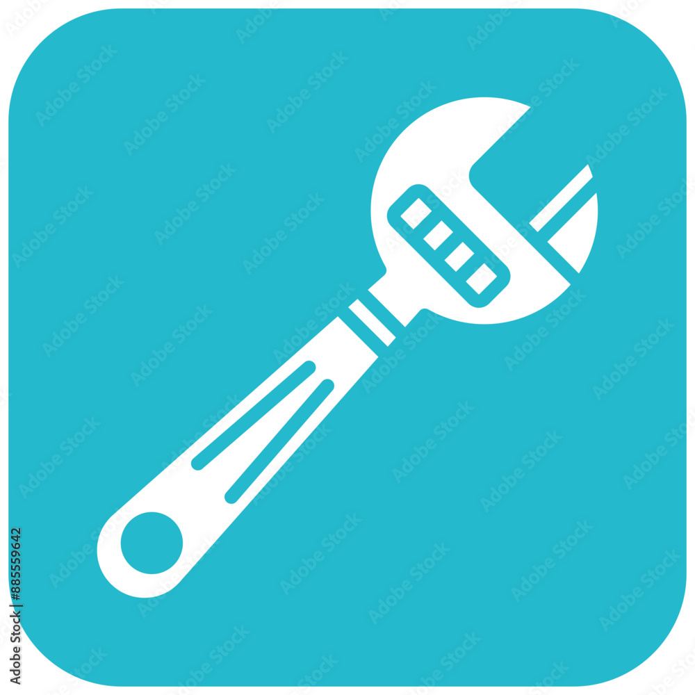 Wrench vector icon. Can be used for Manufacturing iconset.