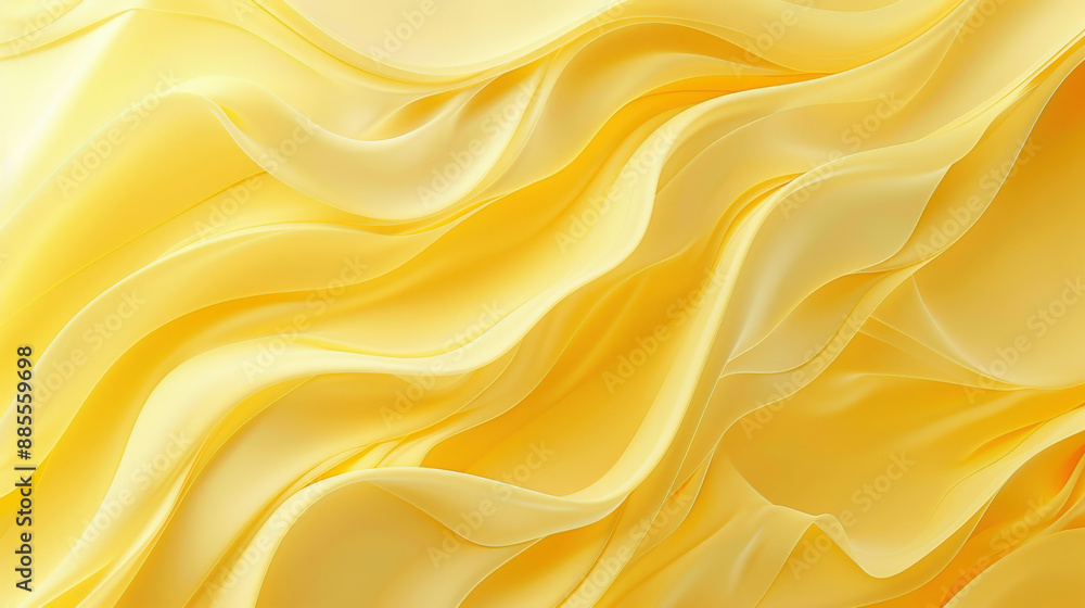 Abstract Yellow Fabric Waves During Golden Hour Shoot Abstract Yellow Fabric Waves During Golden Hour Shoot