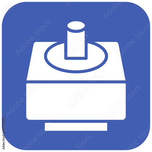 Stepper Motor vector icon. Can be used for Manufacturing iconset.