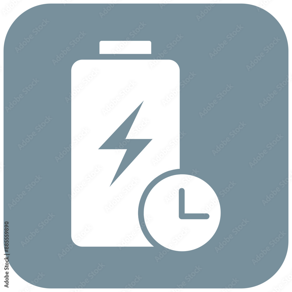 Battery Life vector icon. Can be used for Battery and Power iconset. Battery Life vector icon. Can be used for Battery and Power iconset.