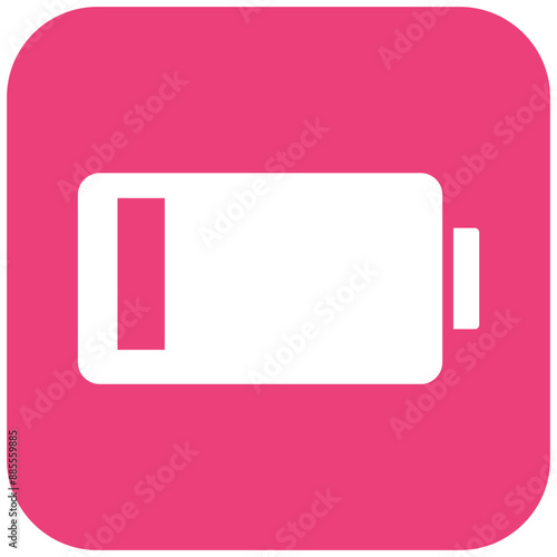 Low Battery vector icon. Can be used for Battery and Power iconset.