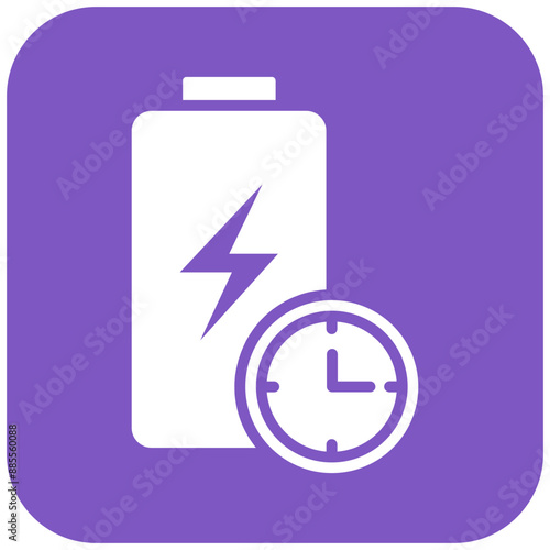 Delay vector icon. Can be used for Battery and Power iconset.
