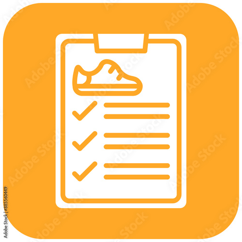 Checklist vector icon. Can be used for Shoemaker iconset.