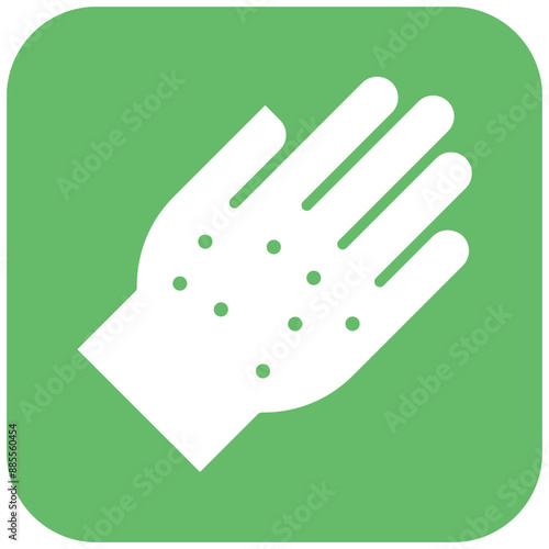 Rash vector icon. Can be used for Shoemaker iconset.