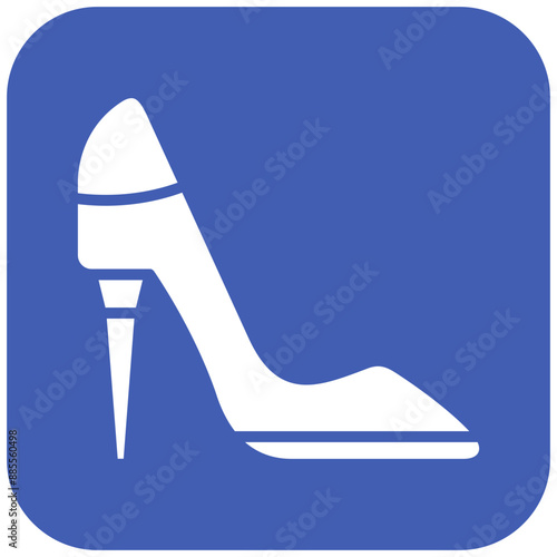 Heel vector icon. Can be used for Shoemaker iconset.